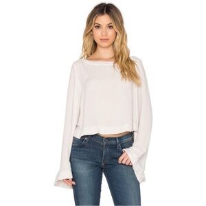 Free People Cream Blouse